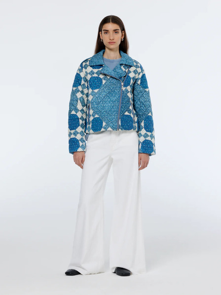 Scotch & Soda Kék női mintás kabát Scotch & Soda