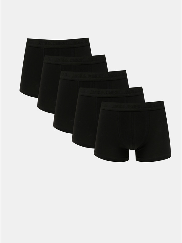 Jack & Jones Öt darabos fekete Jack & Jones Tone boxeralsó készlet