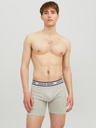 Jack & Jones Három darabos férfi boxeralsó készlet világosszürke, fehér és sötétkék színben Jack & Jones Solid