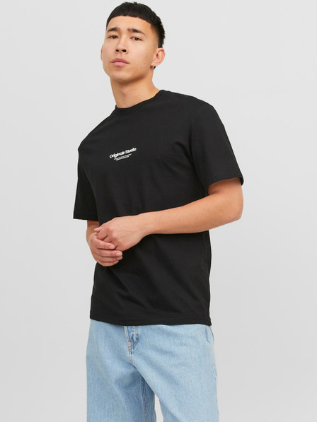 Jack & Jones Fekete férfi Jack & Jones Vesterbro póló
