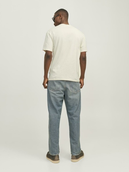 Jack & Jones Krém színű férfi Jack & Jones Frederiks JORFREDERIKSBERG Frederiks JORFREDERIKSBERG férfi póló