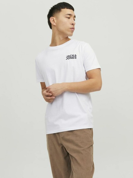 Jack & Jones Fehér Jack & Jones férfi kapucnis pulóver
