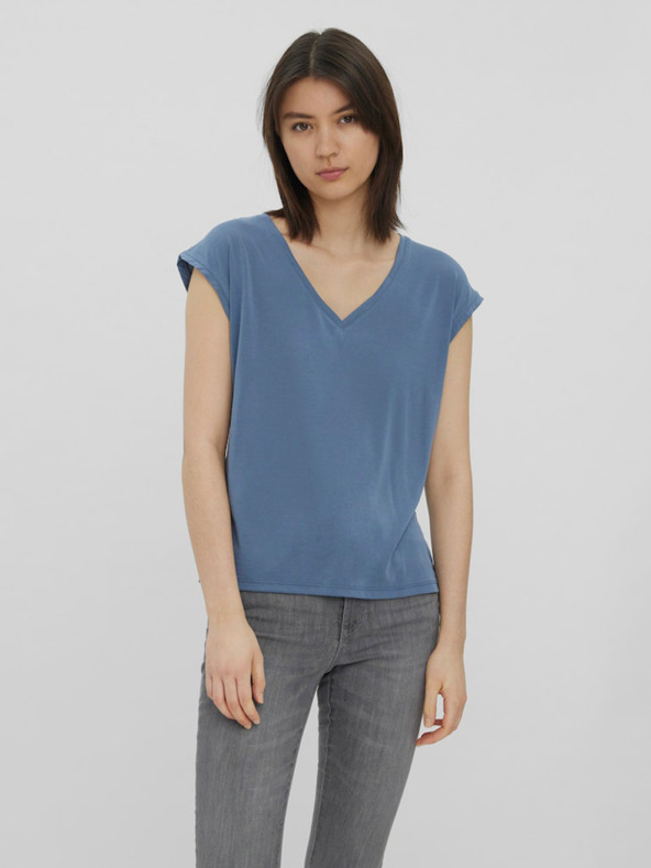 Vero Moda Kék női póló Vero Moda Filli