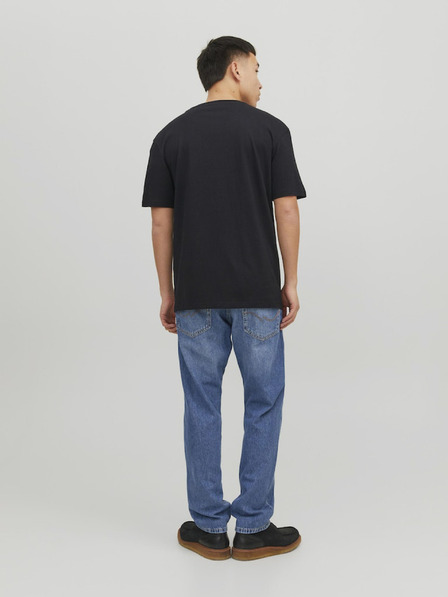 Jack & Jones Fekete férfi Jack & Jones Star kapucnis pulóver