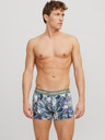 Jack & Jones Három darabos Jack & Jones férfi boxeralsó készlet kék, zöld és fekete színben