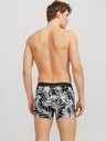Jack & Jones Három darabos Jack & Jones férfi boxeralsó készlet fekete és kék színben