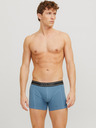 Jack & Jones Három darabos Jack & Jones férfi boxeralsó készlet fekete és kék színben