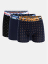 Jack & Jones Három darabos boxeralsó készlet fekete és tengerészkék színben, Jack & Jones nyomtatással
