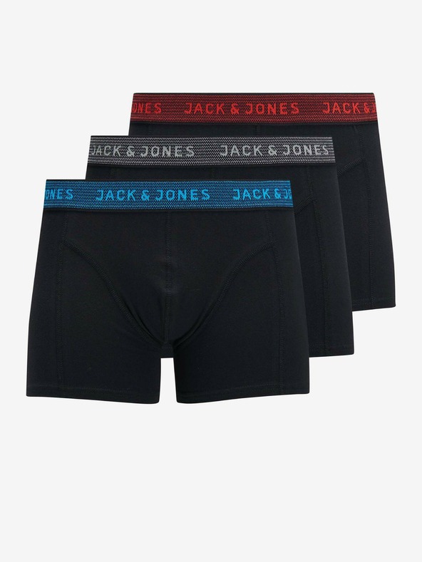 Jack & Jones Három darab fekete Jack & Jones boxeralsó