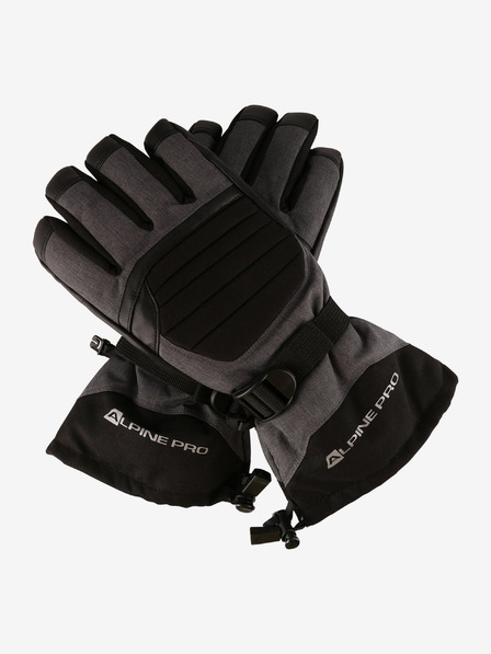 ALPINE PRO Férfi ptx membránnal ellátott kesztyű ALPINE PRO DERD fekete