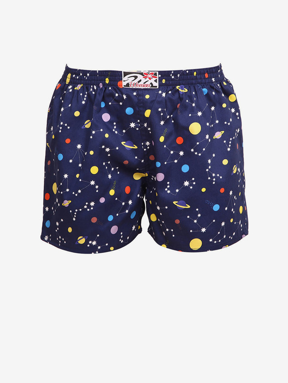 Styx Sötétkék mintás női alvónadrág Styx planets