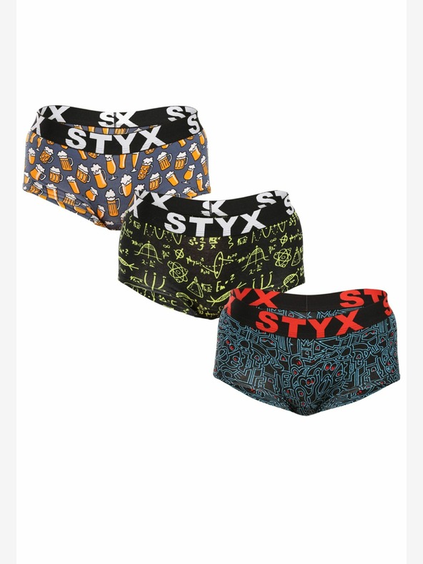 Styx Három darabos készlet - Styx art női bugyi lábszárral több színben