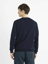 Celio Sötétkék férfi basic pulóver Celio Decotonv