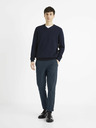 Celio Sötétkék férfi basic pulóver Celio Decotonv