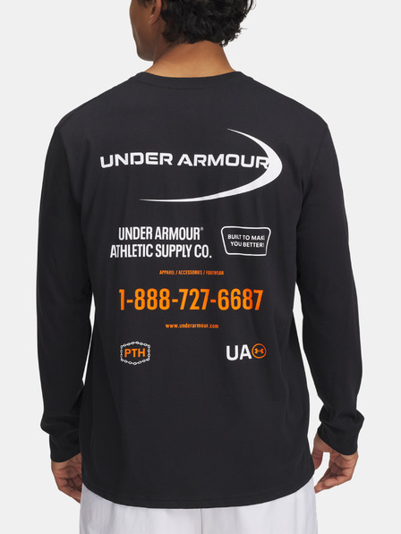 Under Armour UA M WORKWEAR LOGO LS Póló