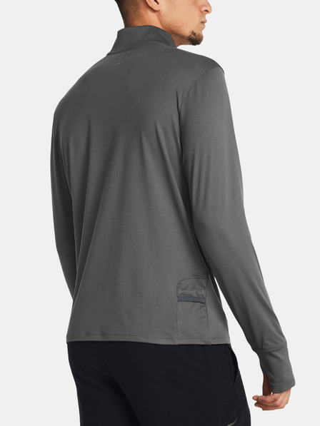 Under Armour UA LAUNCH PRO 1/4 ZIP-GRY Póló