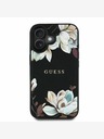 Guess Guess PU szemcsés Magnolia MagSafe hátlap iPhone 16-hoz Fekete