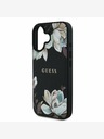 Guess Guess PU szemcsés Magnolia MagSafe hátlap iPhone 16-hoz Fekete