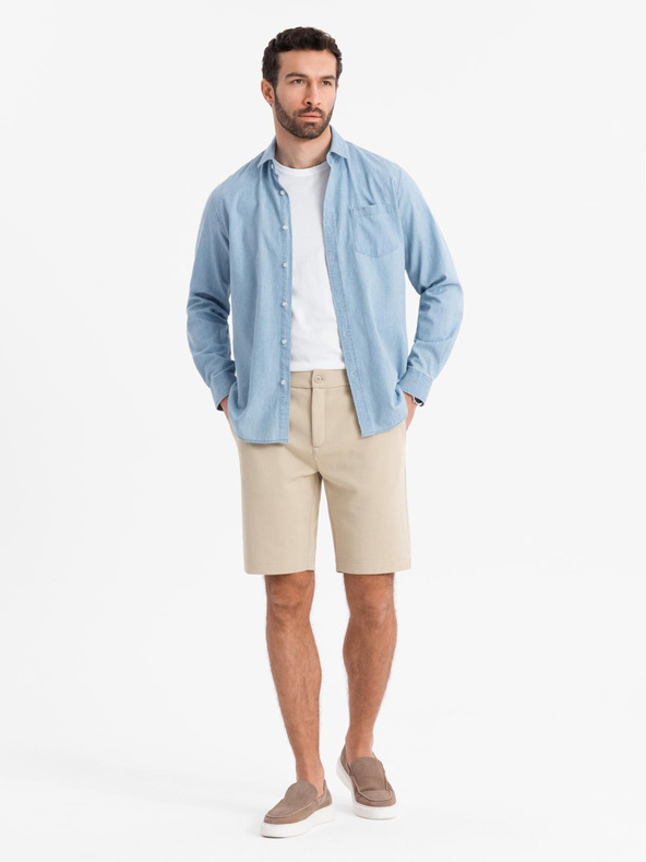 Ombre Clothing Rövidnadrág Bézs termék 2. képe