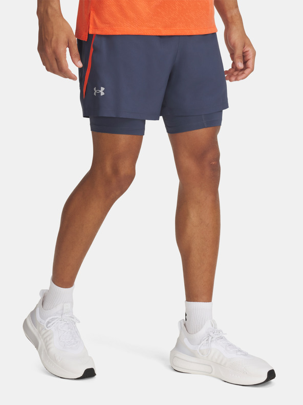 Under Armour UA LAUNCH 5'' 2-IN-1 SHORTS Rövidnadrág Szürke akciós termékkép 1