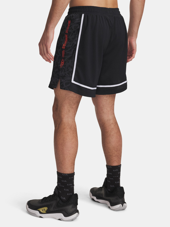 Under Armour Zone Pro 7in Mesh Short Prntd Rövidnadrág Fekete termék 2. képe