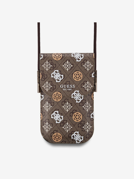 Guess Guess PU 4G bazsarózsa többszínű telefontáska Barna