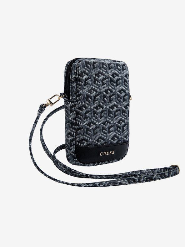Guess PU G Cube Taška na Telefon se Zipem Black Telefontok Lila akciós termékkép 1