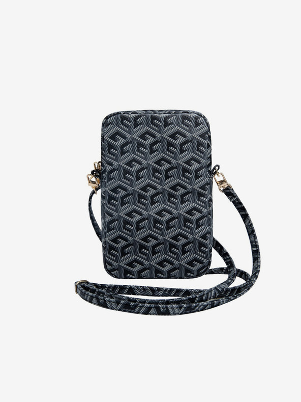 Guess PU G Cube Taška na Telefon se Zipem Black Telefontok Lila termék 2. képe