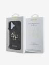 Guess Guess PU 4G fém logós hátlap iPhone 16 Plus-hoz Szürke