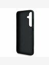 Guess Guess PU szemcsés 4G fém logós hátlap a Samsung Galaxy S25 rózsaszínű modellhez