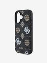 Guess Guess PU 4G Peony MagSafe MagSafe hátlap iPhone 16-hoz Fekete