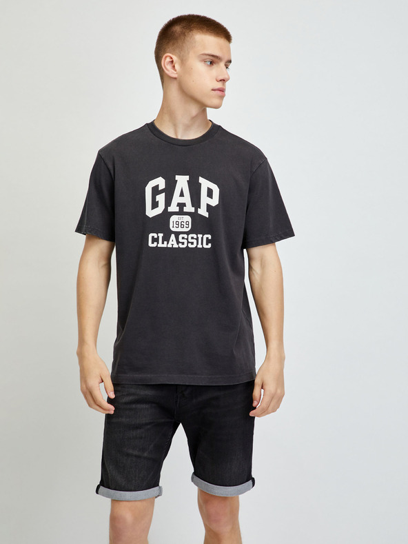 GAP 1969 Classic Organic Póló Fekete akciós termékkép 1