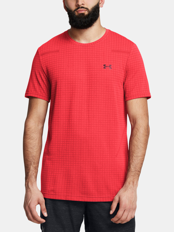 Under Armour Vanish Seamless Grid SS Póló Piros akciós termékkép 1