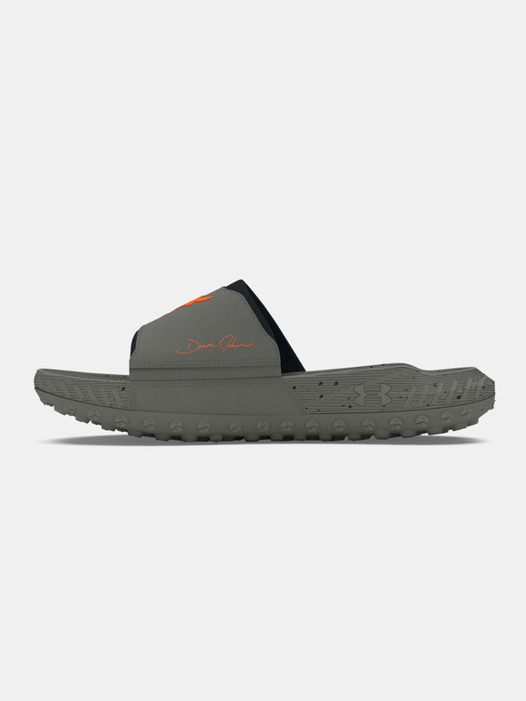 Under Armour UA U Rock 3 SL Papucs Zöld termék 2. képe