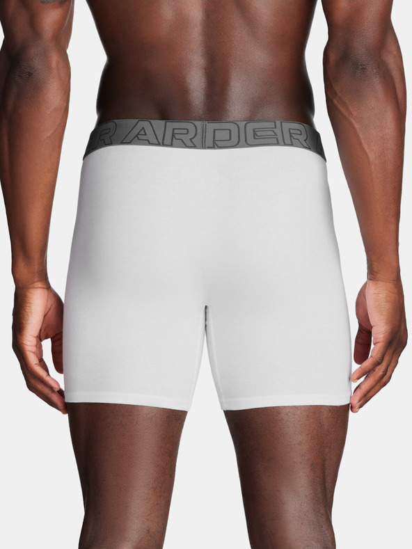 Under Armour UA Performance Cotton 6in 3 db-os Boxeralsó szett Fehér termék 2. képe