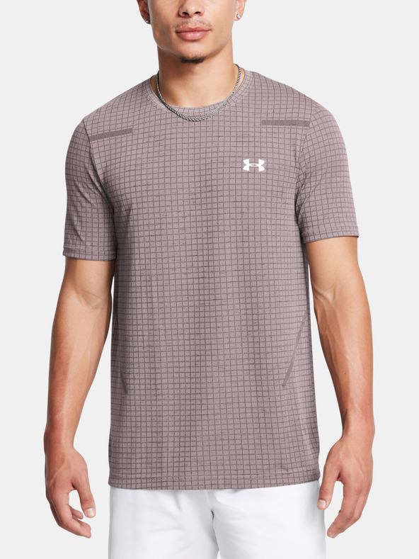 Under Armour Vanish Seamless Grid SS Póló Szürke akciós termékkép 1