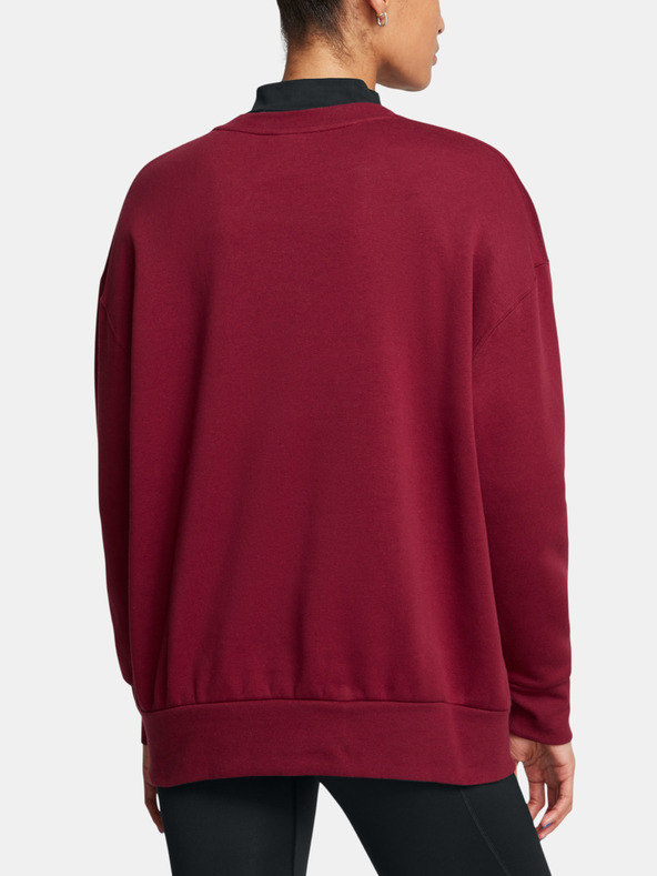 Under Armour UA Icon Fleece OS Crew Melegítőfelsők Piros termék 2. képe