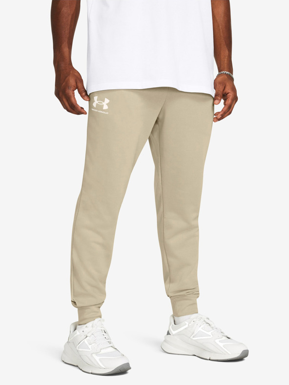Under Armour UA Rival Terry Melegítőnadrág Bézs akciós termékkép 1