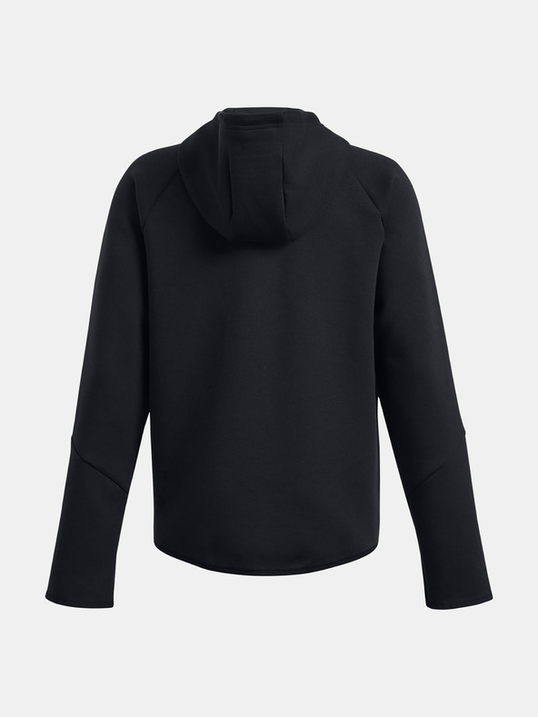 Under Armour UA B Unstoppable Flc FZ Gyerek Melegítőfelsők Fekete termék 2. képe