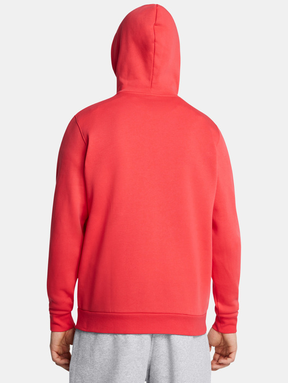 Under Armour UA Icon Fleece Hoodie Melegítőfelsők Piros termék 2. képe