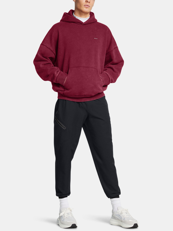 Under Armour UA Icon HWT Flc Wash OS Melegítőfelsők Piros termék 2. képe