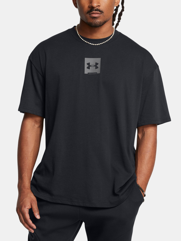 Under Armour UA M HW OS SM BOX SS Póló Fekete akciós termékkép 1