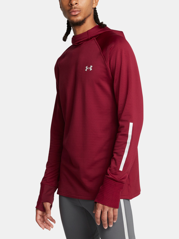Under Armour UA Launch Elite CW Hoody Melegítőfelsők Piros akciós termékkép 1
