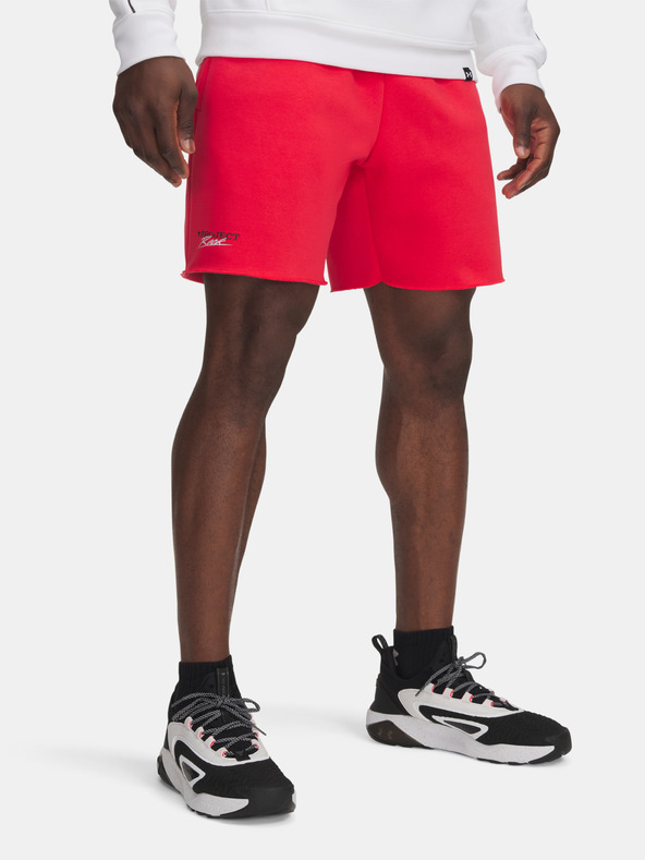 Under Armour Project Rock Icon Flc Rövidnadrág Piros akciós termékkép 1