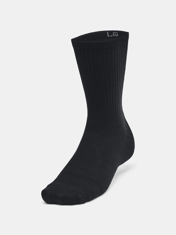Under Armour UA Essential 6pk Crew Zokni 6 pár Fekete termék 2. képe