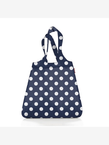 Reisenthel Nákupní taška Mini Maxi Shopper tmavě modrá s tečkami Táska