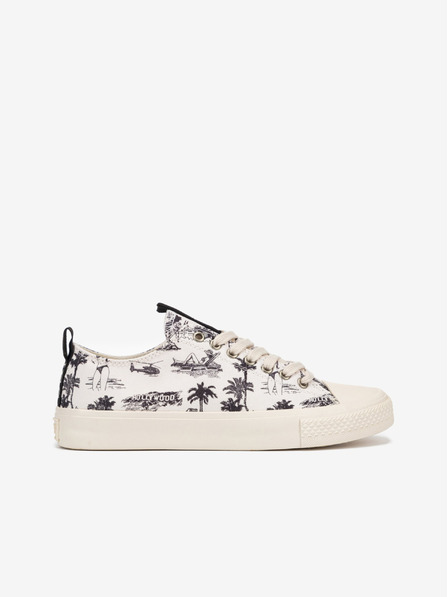Guess Krémszínű női mintás tornacipő Guess Ederla
