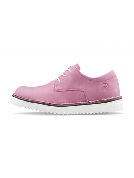Vasky Női bőr félcsizma Rózsaszín - tavasz / ősz Vasky Derby Boots