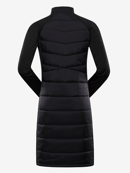 ALPINE PRO Fekete női téli hi-therm ruha ALPINE PRO OMERA