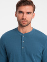 Ombre Clothing Férfi gofris kötött Ombre ruházat V4 OM-LSCL-0120 OM-LSCL-0120